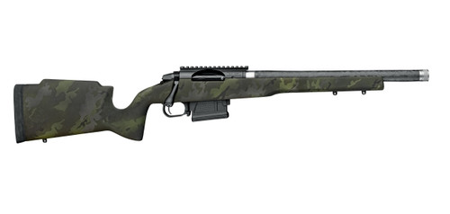 Proof Research Elevation MTR 2.0 223 Remington 4rd,16.50" Carbon Fiber Match Grade Threaded Barrel, Black Receiver Picatinny Rail, Midnight Camo Proof Fixed Carbon Fiber Stock