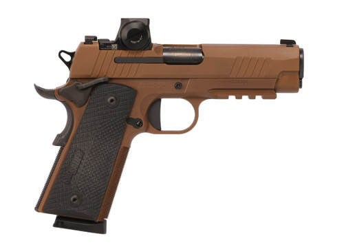 Sig Sauer 1911 45 ACP, 4.2" Barrel , Optic Ready, Carry Coyote Brown, 8rd