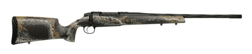 Weatherby 307 Alpine ST 7mm BackCountry 4rd, 20" Graphite Spiral Fluted Threaded Barrel, Gray & Gold SAccents, Peak 44 Blacktooth Carbon Stock