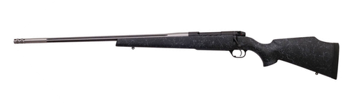 Weatherby Mark V Accumark Full Size 7mm PRC 3rd,26" Spun Stainless Graphite Black Cerakote Fluted Threaded Barrel, Graphite Black Cerakote Steel Drilled & Tapped Receiver, Matte Black
