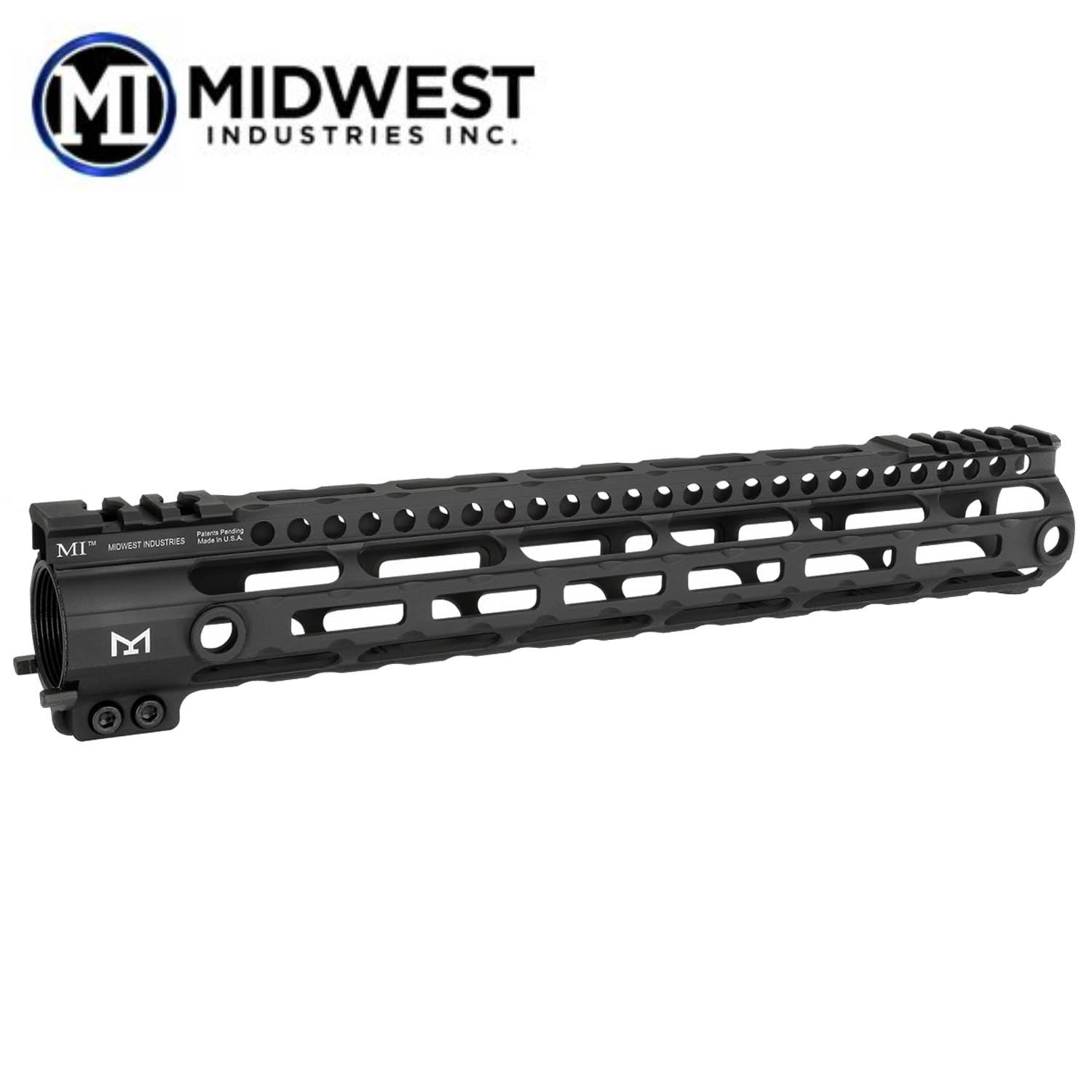 Midwest Industries Gen3 Lightweight One Piece Free Float Handguard, M-LOK