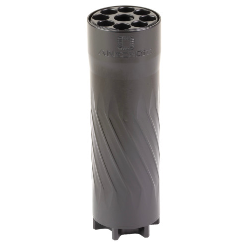 ANECHOIC PipSqueak 22, Rimfire Suppressor, 22 Caliber, 3.5 " Length, 1.1" Diameter, Cerakote Finish, Black, Titanium Construction, 1/2X28 Direct Thread Mount