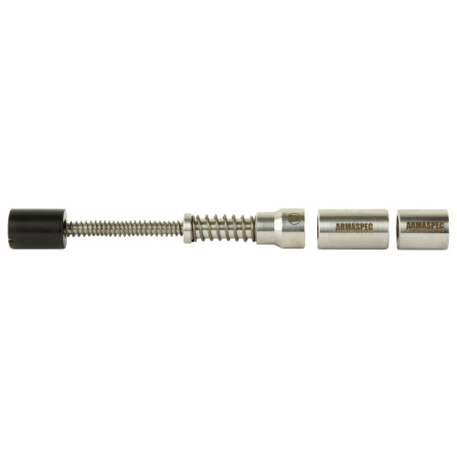 Armaspec Stealth Recoil Spring, SRS, AR Buffer Replacement Kit, Contains Drop-In Recoil Spring, C, H, and H2 Buffer Weights, Black
