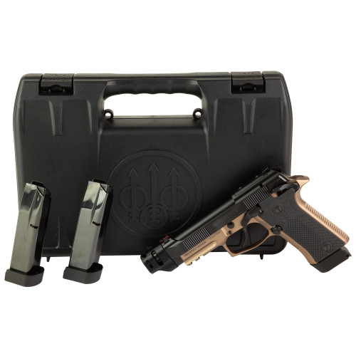 Beretta 80X Cheetah Tactical Urban 380 ACP, 4.4" Threaded Barrel, Optic Ready-Serrated, Picatinny Rail, Vertec Grip, 15rd