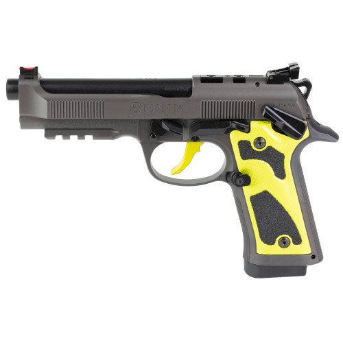 Beretta 92X PCO 9mm, 4.9" Barrel, Dark Nistan/ylw, 18rd