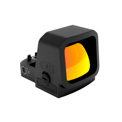 C&H Precision RMSC, Max, 1X, 24mm, Red Dot, Black, 2.5 MOA, Matte