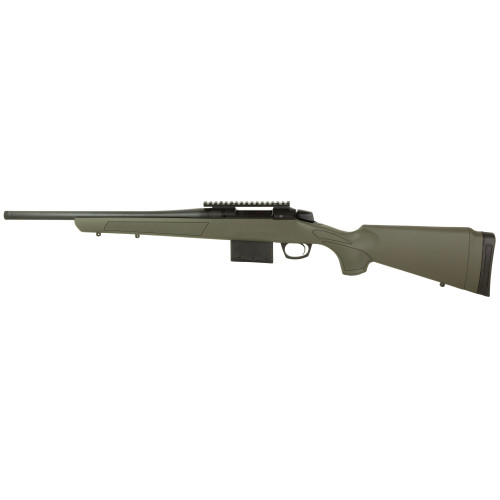 CVA Cascade SR Compact 308 Win 4rd,16.50" Graphite Black Cerakote Threaded Barrel, Graphite Black Cerakote Picatinny Rail Steel Receiver, Fixed Olive Drab Green Synthetic Stock