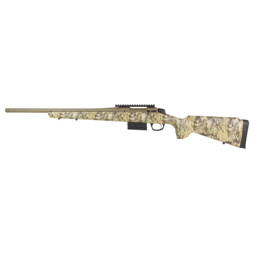 CVA Cascade Varmint Hunter 204 Ruger, 20" Threaded Barrel, 5/8x24 Thread Pitch, Cerakote Finish, Flat Dark Earth, Synthetic Kryptek Highlander Stock, 10rd