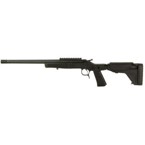 CVA Cascade XP-SB SBR 350 Legend, 16.50" Fluted Threaded Barrel, Picatinny Rail, Graphite Black Adj Buffer Tube Stock, Black Grip, 1rd