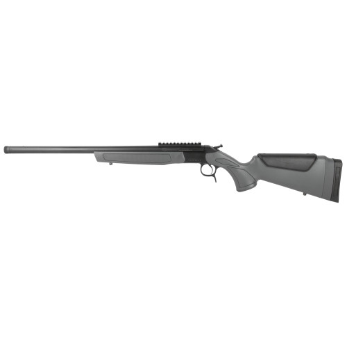 CVA Scout V2, 444 Marlin, 22" Threaded Barrel, Matte Finish, Black, Scope Rail, Synthetic Stock, Gray, 1 Round
