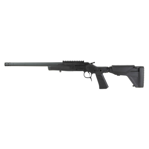 CVA Cascade XP-SB SBR 300 Blackout, 16.50" Fluted Threaded Barrel, Picatinny Rail, Graphite Black Adj Buffer Tube Stock, Black Grip, 1rd