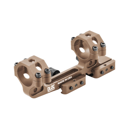 IRAYUSA Cantilever Scope Mount, 30mm, 1.53" Height, Hardcoat Anodized Finish, Tan, Fits Picatinny