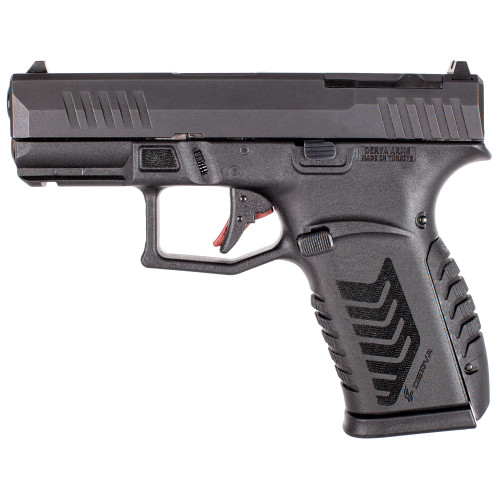 Derya DY9Z 9mm, 3.5" Barrel, Melonite Black, Truglo Red Fiber, Green Fiber Optic Rear, RMSc Optic Cut, 15rd Mag