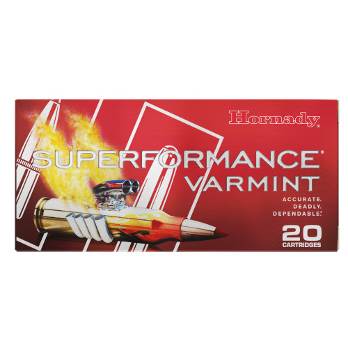 Hornady Superformance 223WSSM 55gr V-Max 20 Per Box