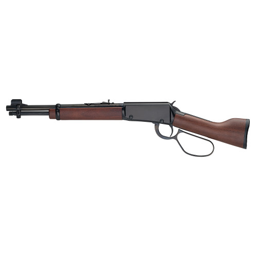 Henry H1 Mares Leg 22 WMR, 12.8" Barrel, Blued, American Walnut, Adj Semi-Buckhorn Rear, Hooded Blade Front, 8rd