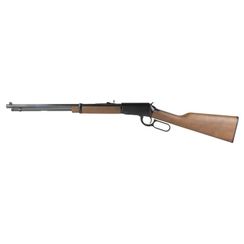 Henry H01 Frontier 22 LR, 20" Barrel, Octagon Blued, Straight Grip American Walnut Stock, Adjustable Semi-Buckhorn Rear Sight with Diamond Insert, Brass Bead Front Sight, 13rd