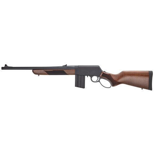 Henry H23 Supreme 450 BM, 18" Threaded Barrel, Free-Float, Blued, Black, American Walnut, Adj Rear Sight, Blade Front, 5rd