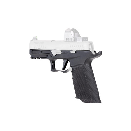 Icarus Precision A.C.E. SOCOM, Carry, Grip Module, Fits Sig P320 Carry, Aluminum Construction, Anodized Finish, Black