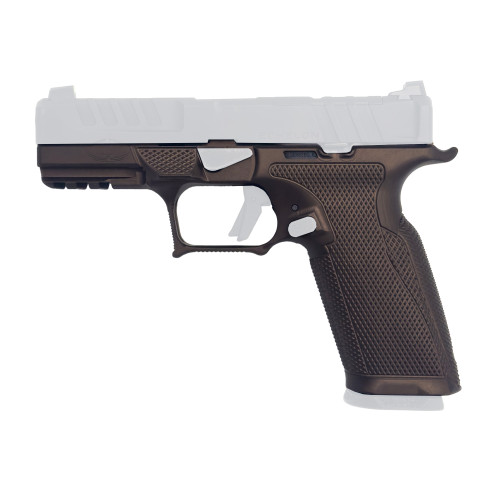 Icarus Precision A.C.E. X, Grip Module, Fits Springfield Echelon Compact with 17rd Full Size mags, Aluminum Construction, Anodized Finish, Black