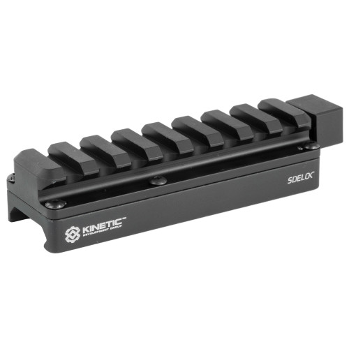Kinetic Development Group LLC, SIDELOK, Universal Scope Riser, Standard, Fits Picatinny, Black, .62" Rail Height