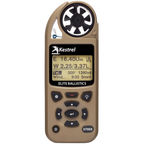 Kestrel 5700X EliteApplied Ballistics Desert TAN