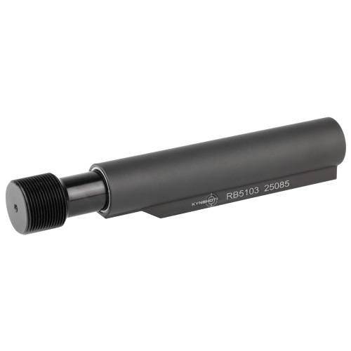KynSHOT Non-Adjustable Shotgun Recoil Buffer, Fit Stock Adapters or Receivers that Use Mil-Spec Style Threads, Compatible with Mil-Spec Style Collapsible Stock, Anodized Finish, Black