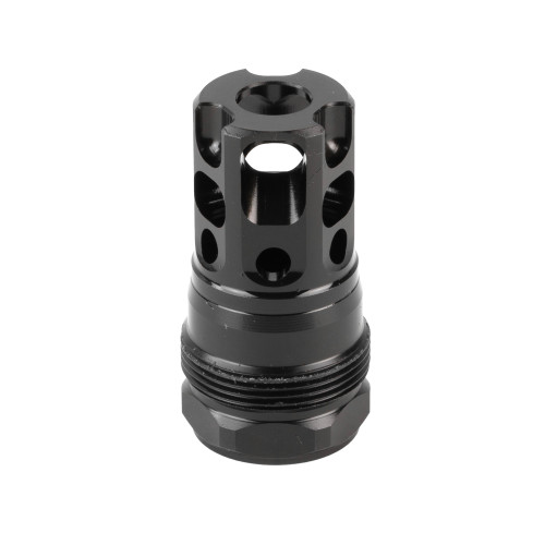 Liberty Precision Liberty Bell, Muzzle Brake, 30 Caliber, 5/8X24 Thread Pitch, Compatible with .900"-24 Mounts, Nitride Finish, Black