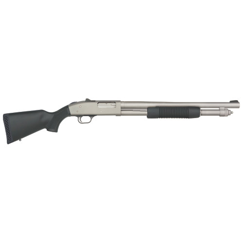 Mossberg, 590A1, 12 Ga, 18.5" Barrel, Ghost Ring Sight, Marine Finish, 6 rd