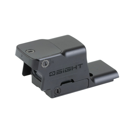 OSight Osight SE, Red Dot, Multi Reticle, 2 MOA Dot, 32 MOA Circle, Anodized Black, MOS Footprint, Enclosed Emitter