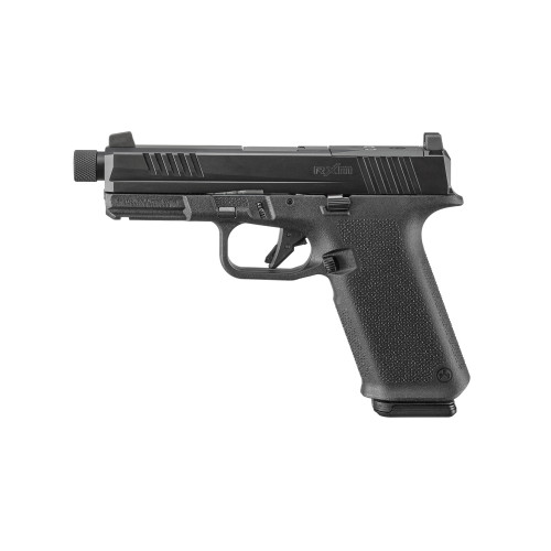 Ruger RXM, 9mm, 4.5" Barrel, Threaded 1/2X28, Nitride Finish, Black Slide, Magpul EHG Black Frame, Optics Ready, Front Night Sight, 17rd, 2 Magpul PMAG 17 GL9 mags