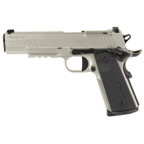 Sig Sauer 1911 X 45ACP, 5" Barrel, Stainless Steel, Optics Ready, G10, XRay3, 2x8rd