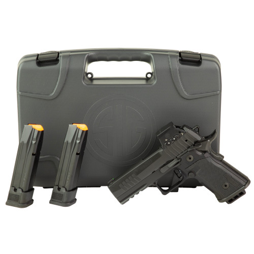 Sig P211 GT4 RXSL Romeo X Pro 9mm, 4.2" Bull Barrel, Nitron Black, G10 Grips, Optic Ready, SIG-LOC PRO, XRAY3 Sights, 2x21rd, 1x17rd Mags, Case