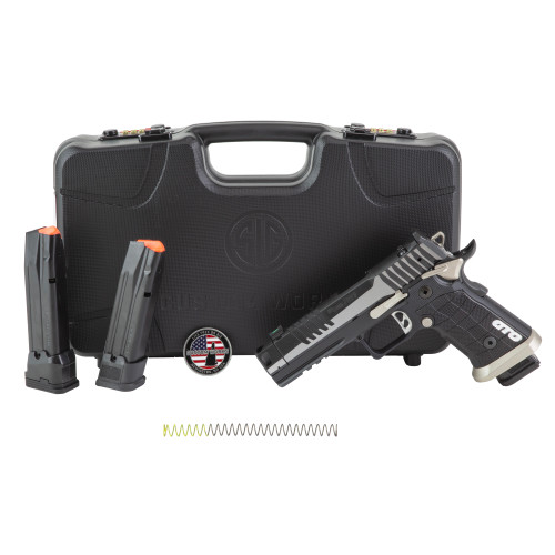 Sig Sauer P211 GTO Equinox 9mm, 4.4"w/MACH3D Compensatored Barrel, Optics Ready, 23rd