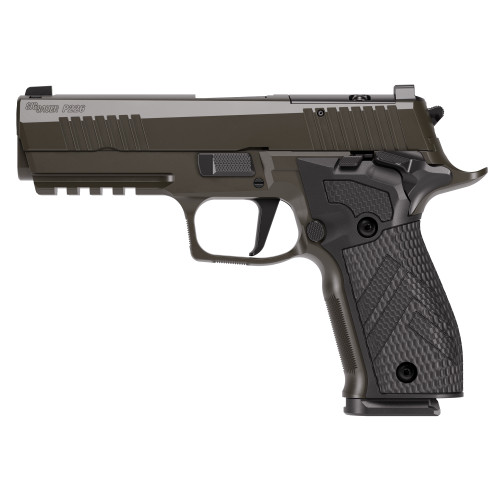 Sig Sauer P226, X-Series Legion 9mm, 4.4" Barrel, Legion Gray, Sig-Loc Pro Optics Ready Slide, X-Ray 3 Night Sights, Manual Safety, G10 Grips, 18rd, 3 mags