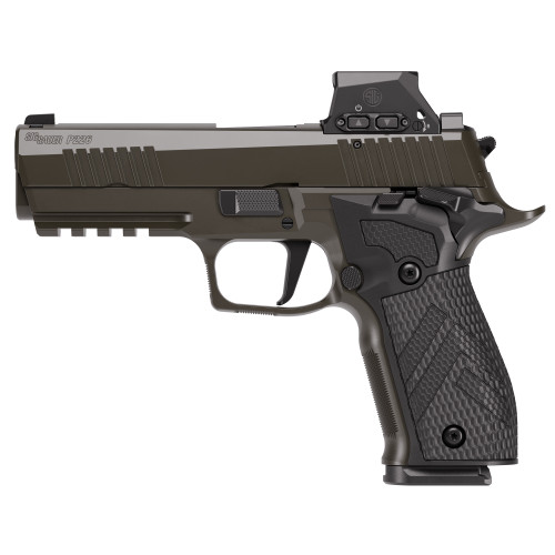 Sig Sauer P226, X-Series Legion SAO 9mm, 4.4" Barrel, Cerakote Legion Gray, Sig-Loc Pro Romeo-X, Sig-Loc Pro Optics Ready, X-Ray 3, 3x18rd Mags Scope Included