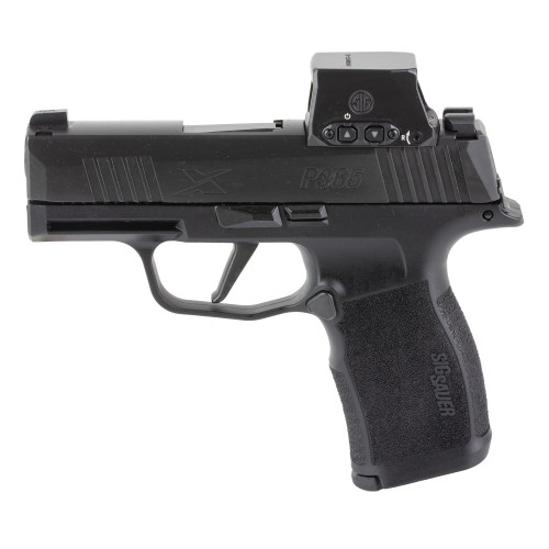 Sig Sauer P365X 9mm, 3.1" Barrel, Matte Finish, Black, X-Ray 3 Night Sights, Romeo-X SIG-LOC Compact Optic, 12rd, 2 mags