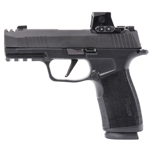 Sig Sauer P365 X-Macro 9mm, 3.1" Barrel, Nitron Black, XRAY3 Sights, Romeo-X SIG-LOC Optic, Compensator, 2x10rd Mags