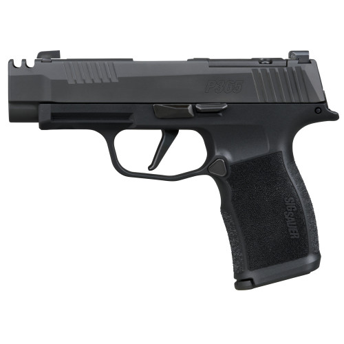 Sig Sauer P365XL .380 ACP, 3.1" Barrel, Integrated Compensator, Optic Ready, Black Nitron, 10rd