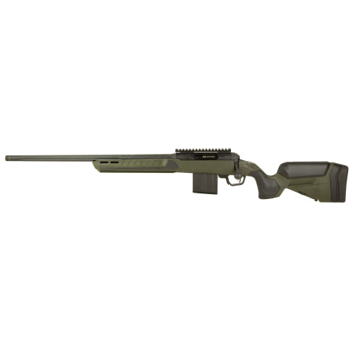 Savage Arms 110 Core Predator, Bolt-Action , 22 ARC, 22" Fluted Threaded Barrel, 1/2X28 Thread Pitch, Cerakote Finish, Green, Synthetic Stock, 10rd, 1 Magazine, Left Hand