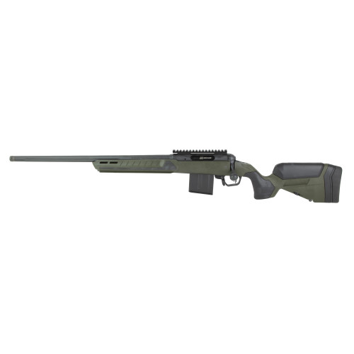 Savage Arms 110 Core Predator, Bolt-Action , 6MM ARC, 22" Fluted Threaded Barrel, 5/8X24Thread Pitch, Cerakote Finish, Green, Synthetic Stock, 10rd, 1 Magazine, Left Hand