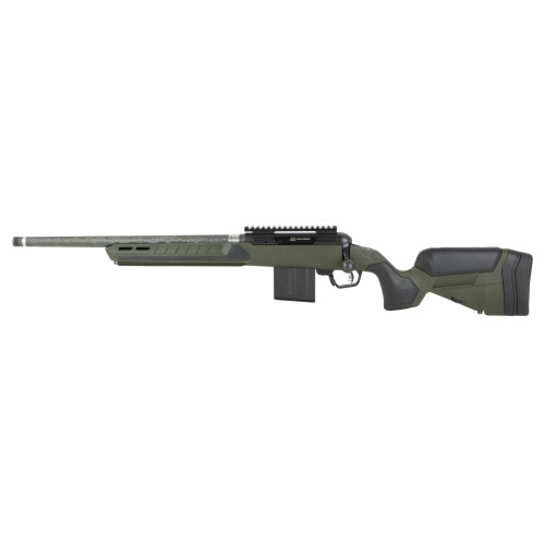 Savage Arms 110 Ultralight Predator, Bolt-Action , 22ARC, 18" Carbon Fiber Threaded Barrel, 5/8X24 Thread Pitch, Cerakote Finish, Green, Synthetic Stock, 10rd, 1 Magazine, Left Hand