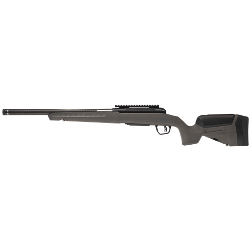 Savage Arms 110 Carbon Hunter 6.5 Creedmoor, 18" Carbon Fiber Barrel, Threaded, Cerakote Finish, Tungsten, Synthetic Flat Dark Gray Trophy Stock, 4rd, 1 Magazine