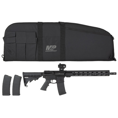 Smith & Wesson M&P15 SPORT III Opric Bundle AR-15 5.56mm/223, 16" Barrel, Red/Green Red Dot, Case, M-LOK, 30rd