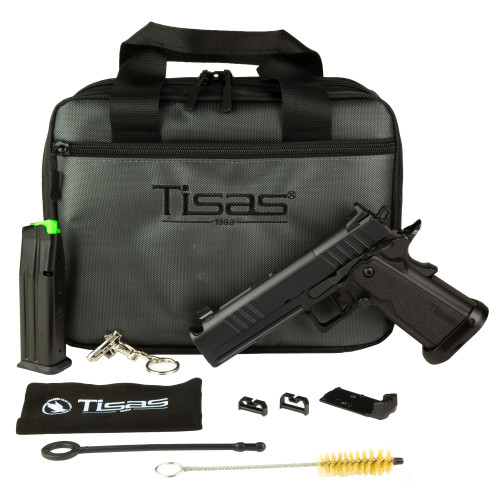 Tisas 1911 Duty DS 9mm, 5" Bull Barrel, Optic-Ready, Integrated Compensator, 17rd