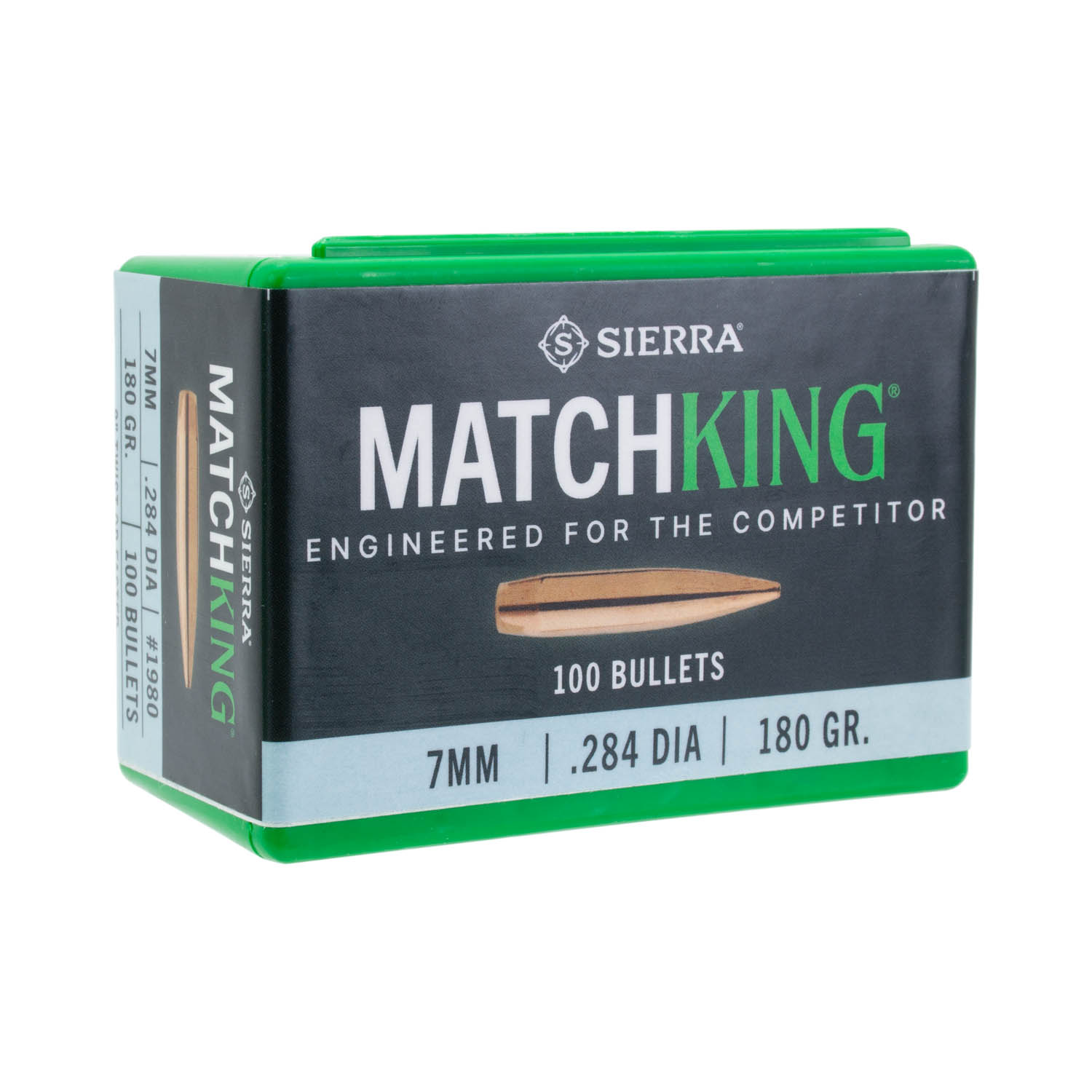 Sierra .284 cal./7mm 180gr. MatchKing Bullets, Box of 100