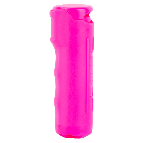 Sabre Pepper Gel with Quick Release Whistle Keychain, .54 Ounces, Pink, Matte Finish