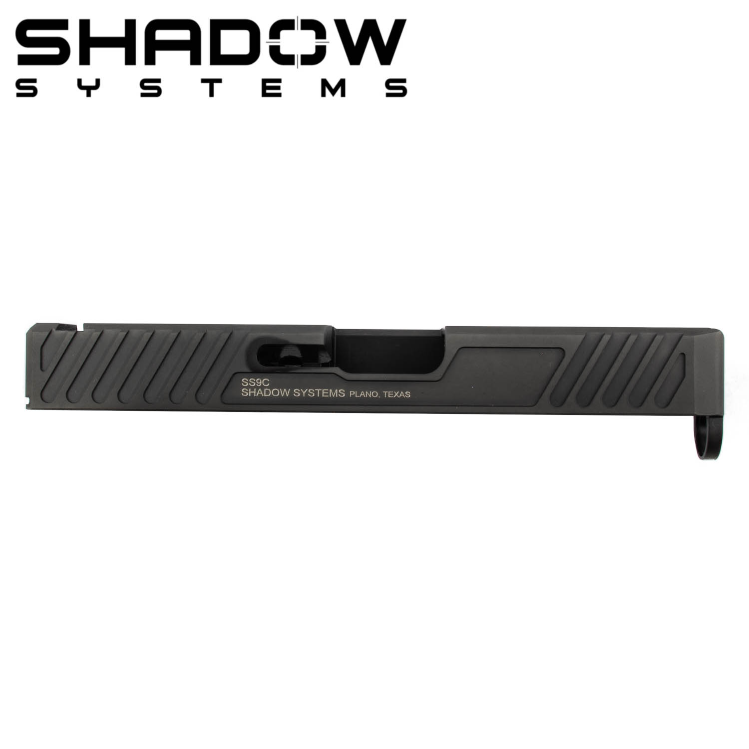 Shadow Systems Enhanced Carry Slide for Glock 19 Gen 4, Black DLC