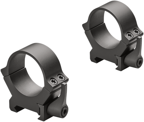 Leupold QRW2 Cross-Slot Scope Ring Set Matte Black Steel 30mm Tube Low Quick Release Picatinny/Weaver