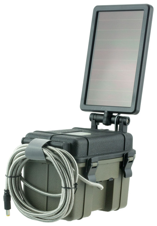 HME Trail Camera Solar Auxiliary Power Pack 12V Solar Power Pack 6 mAh