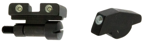 Mako Meprolight Self Illuminated Revolver Night Sight Sets for Smith & Wesson K/L/N Frame Revolvers that have a Pin-On Front Sight and Fully Adjustable Rear Sight Not for use on the Mountain Guns Green/Green